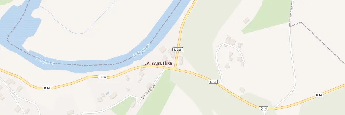Plan du 7 La Sabliere à Moncley