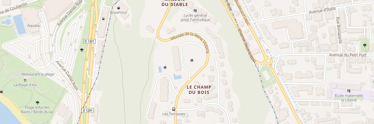 Plan du 23 Mte de la Reine Victoria à Tresserve
