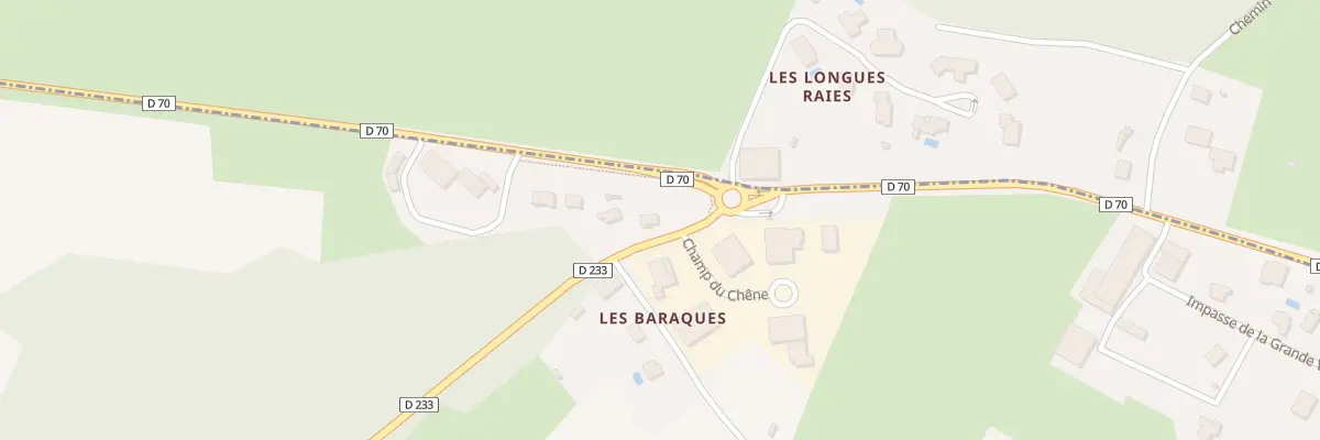 Plan du 2 Che des Polis à Champagney