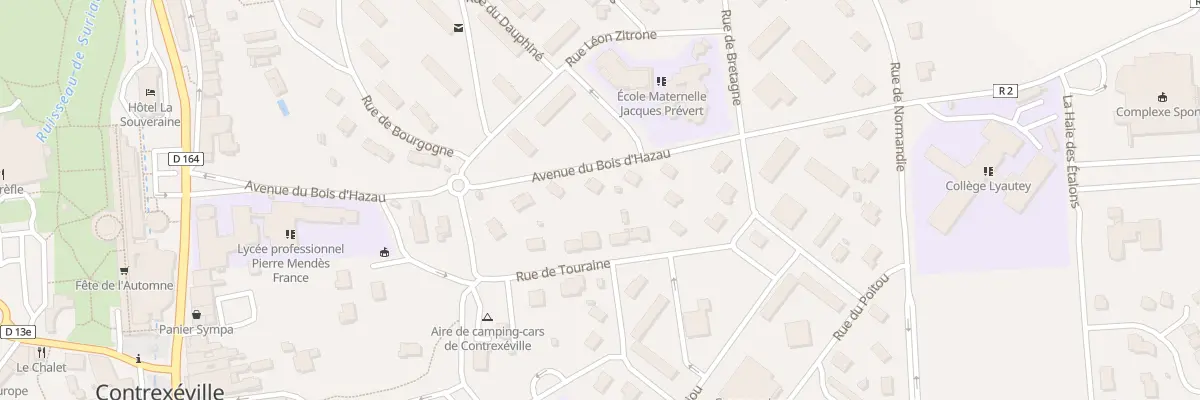 Plan du 316 Av du Bois d’Hazau à Contrexéville
