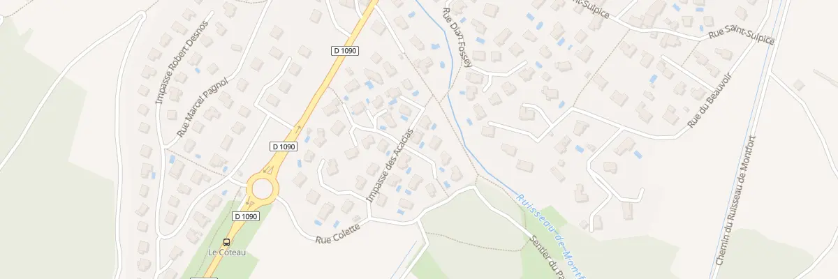 Plan du 112 Imp des Acacias à Crolles