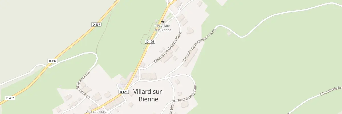 Plan du 8 Che Le Grand Villard à La Rixouse