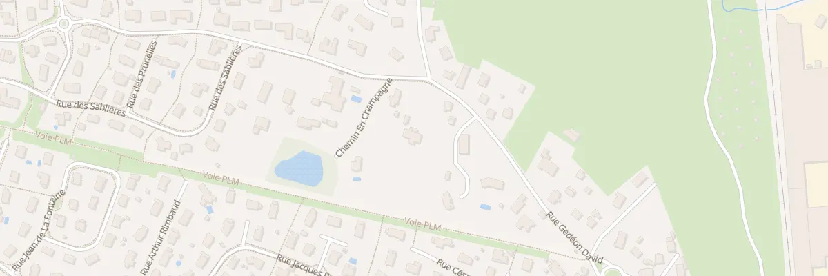 Plan du 39T Rue Gédéon David à Champagnole