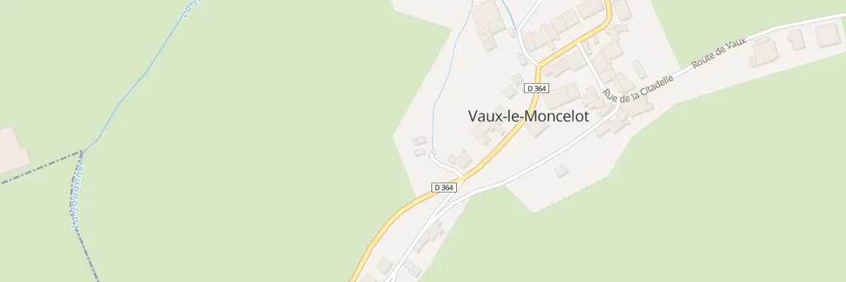 Plan du 1 Imp du Bout du Chien à Vaux-le-Moncelot