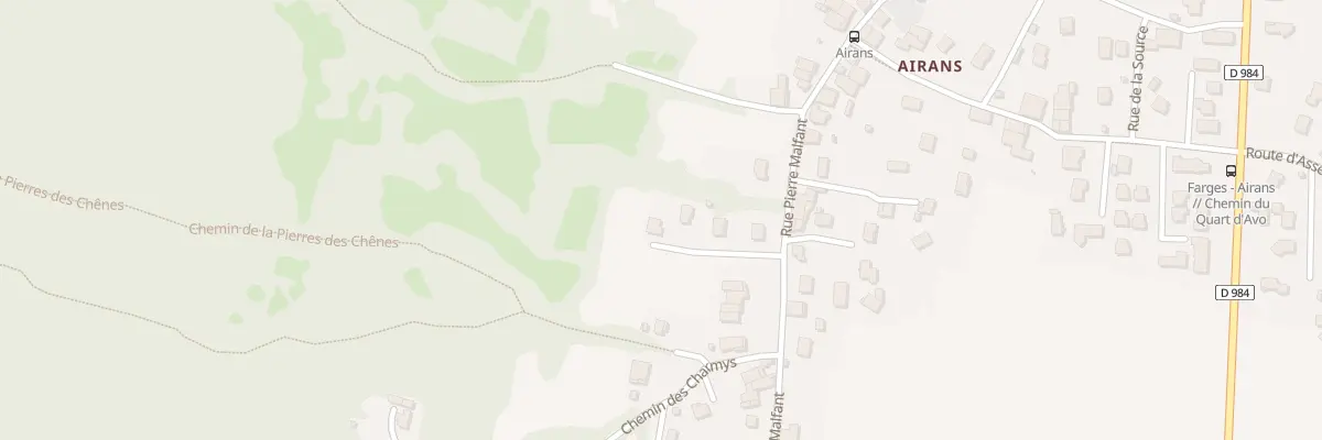 Plan du 622 Rue Pierre Malfant à Farges