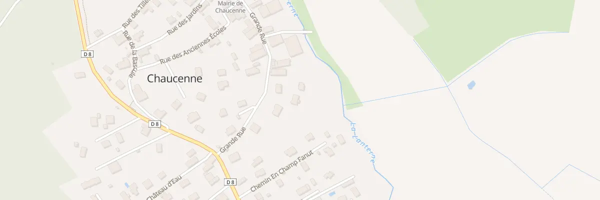 Plan du 6 Gr Grande Rue à Chaucenne