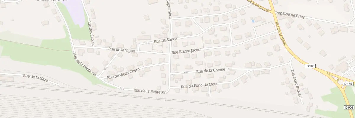 Plan du 2 Rue Brixhe Jacqui à Audun-le-Roman