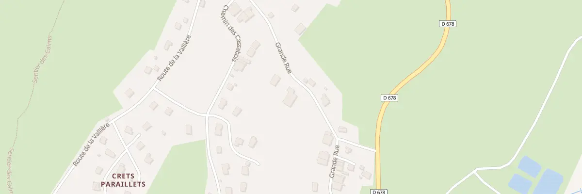 Plan du 56 Grande Rue à La Chaux-du-Dombief