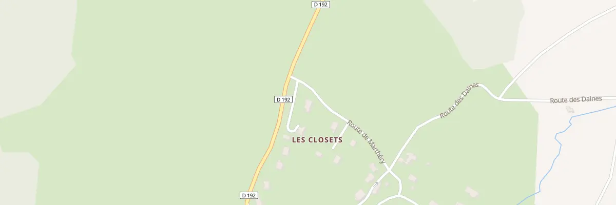 Plan du 46 Rte de Marthery à Chessenaz