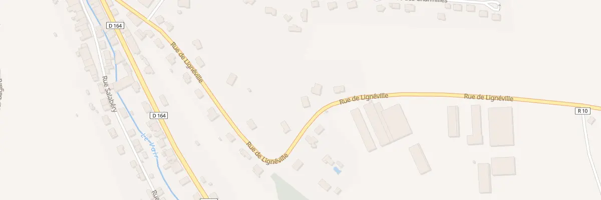 Plan du 497 Rue de Lignéville à Contrexéville