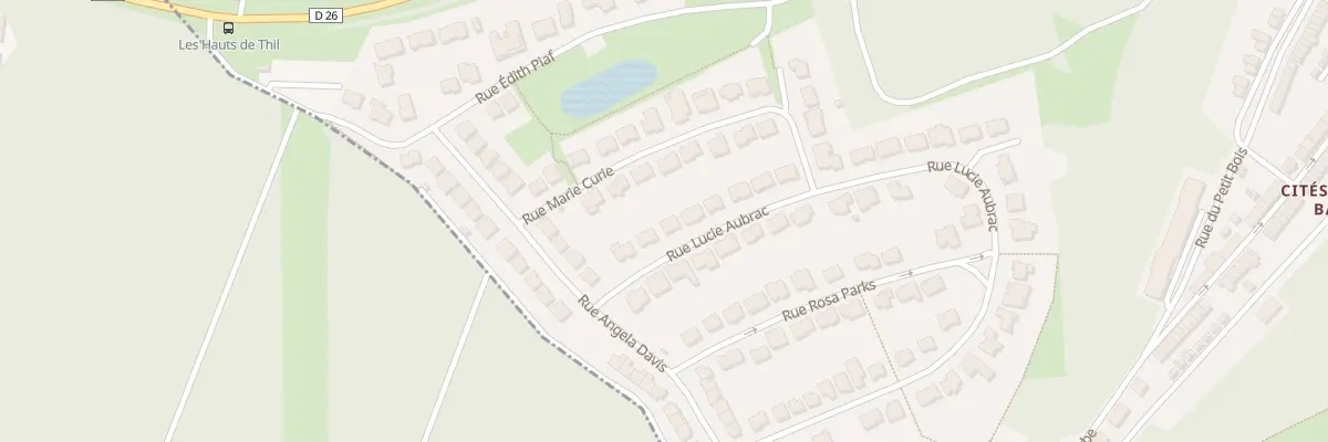 Plan du 5 Rue Lucie Aubrac à Thil