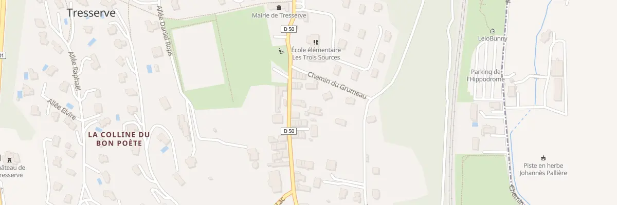 Plan du 55 Che de Belledonne à Tresserve