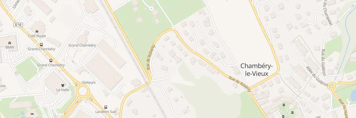 Plan du 341 Rue de Roberty à Chambéry