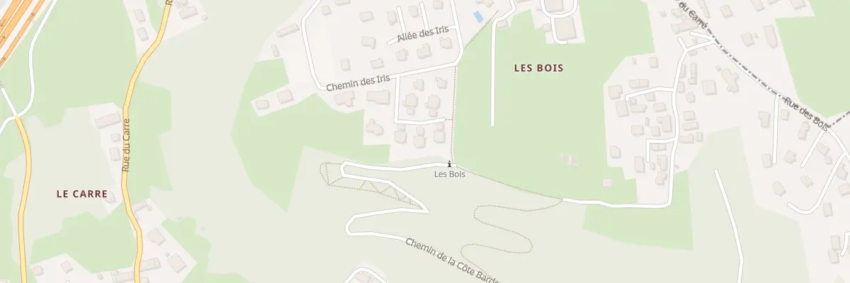 Plan du 228 Che des Iris à Chambéry
