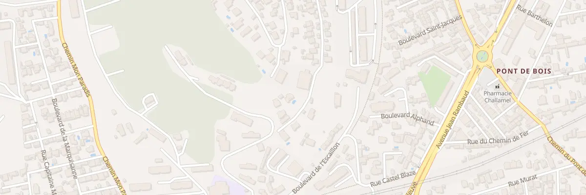 Plan du 498 Rue Danielle Casanova à Toulon