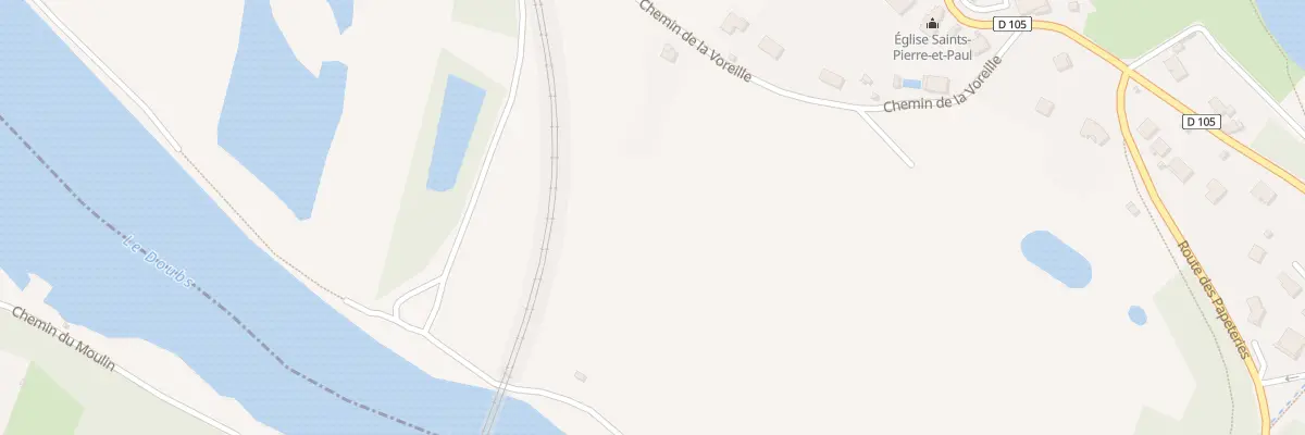 Plan du 5068 Sous la Voreille à Thoraise