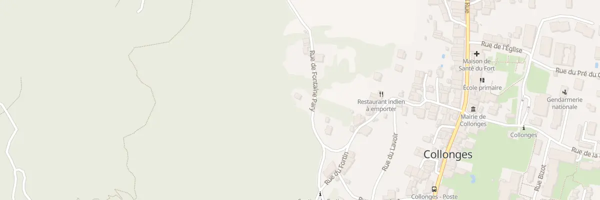 Plan du 577 Rue de Fontaine Pary à Collonges