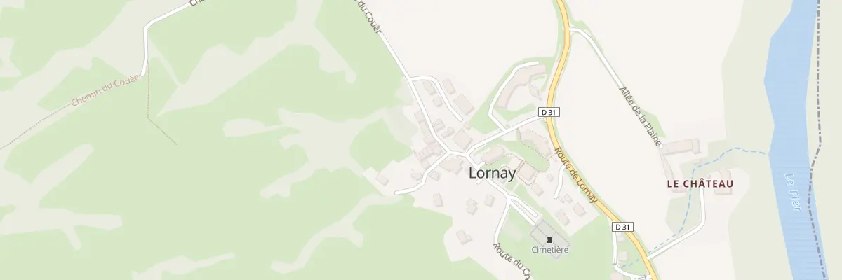 Plan du 45 Rte du Couer à Lornay