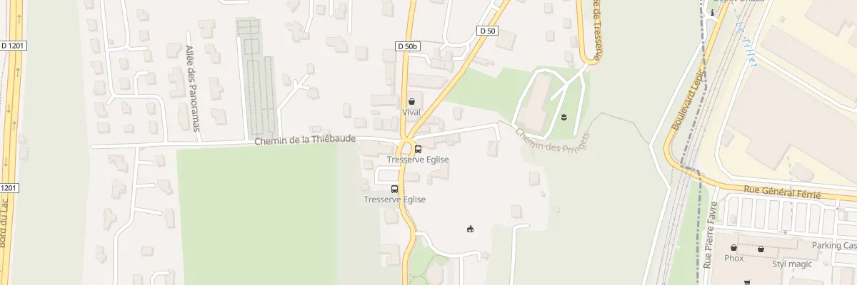 Plan du 4 Che des Pringets à Tresserve
