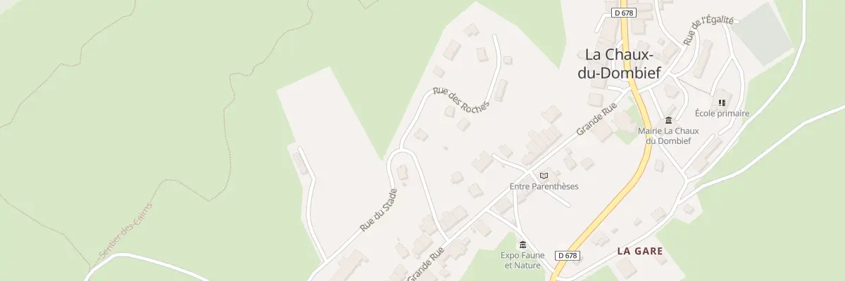 Plan du 4 Rue du Stade à La Chaux-du-Dombief