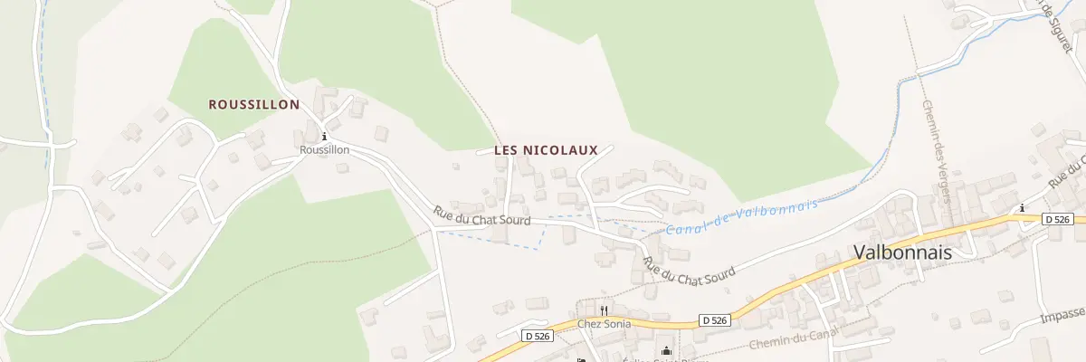 Plan du 15 Village des Nicolaux à Valbonnais