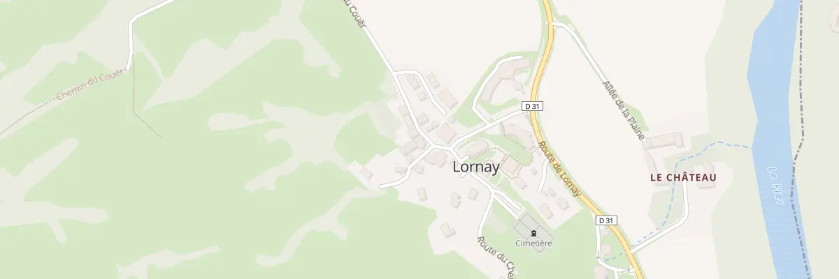 Plan du 27 Rte du Couer à Lornay