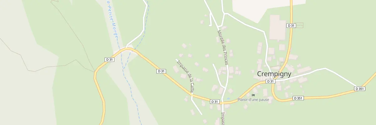 Plan du 80 Imp de la Caille à Crempigny-Bonneguête