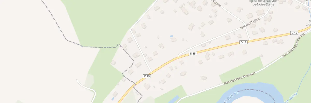 Plan du 8 Rue de Bellevue à Chambornay-lès-Pin