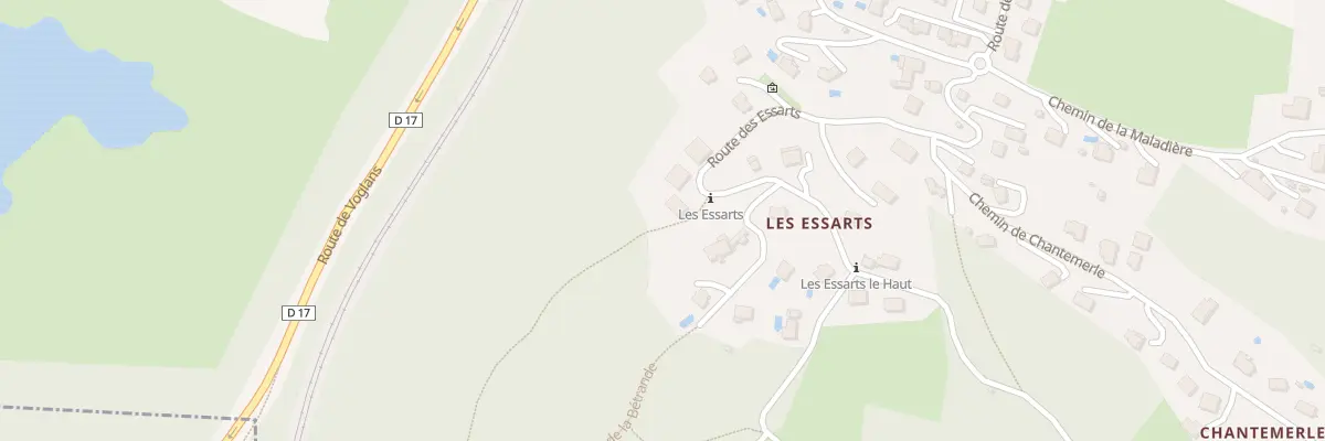 Plan du 1022 Rte des Essarts à Viviers-du-Lac