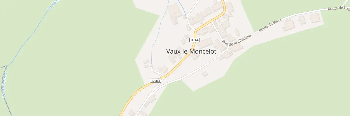 Plan du 26 Rue Grande Rue à Vaux-le-Moncelot