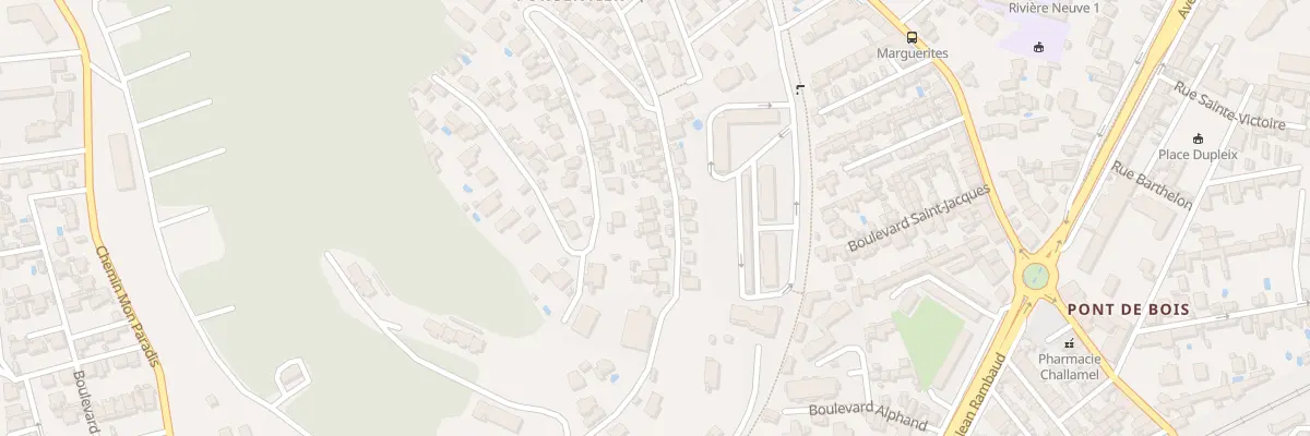 Plan du 364 Rue Danielle Casanova à Toulon