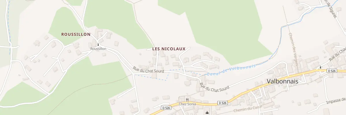Plan du 57 Che de Côte Belle à Valbonnais