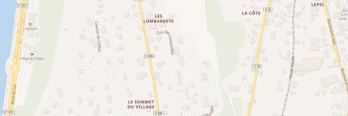 Plan du 11 Clos des lombardets à Tresserve