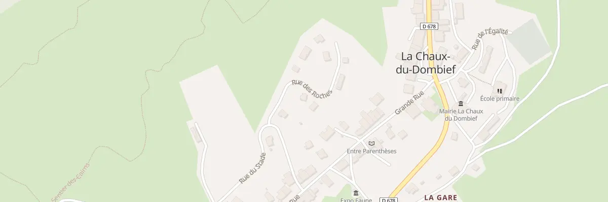 Plan du 4 Rue des Roches à La Chaux-du-Dombief