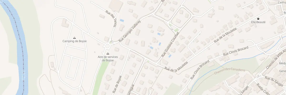 Plan du 50 Rue de la Moulette à Champagnole