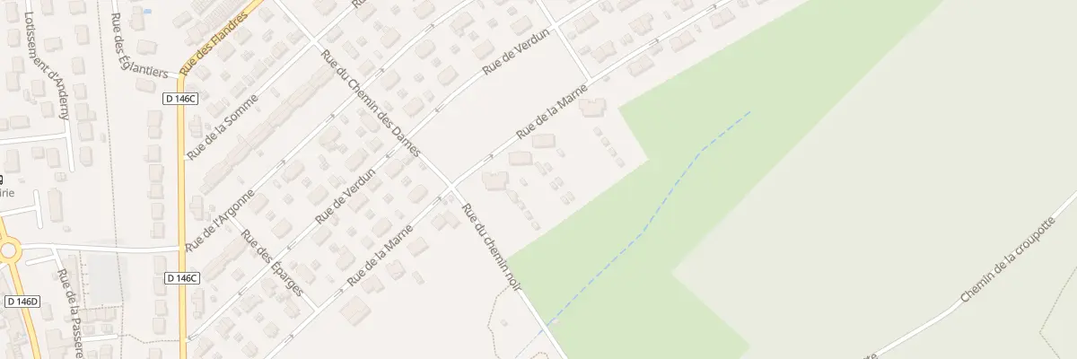 Plan du 2 Rue de la Marne à Val de Briey