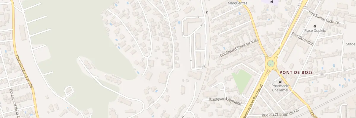 Plan du 397 Rue Danielle Casanova à Toulon