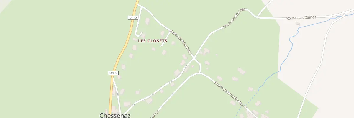 Plan du 265 Rte de la Contamine à Chessenaz