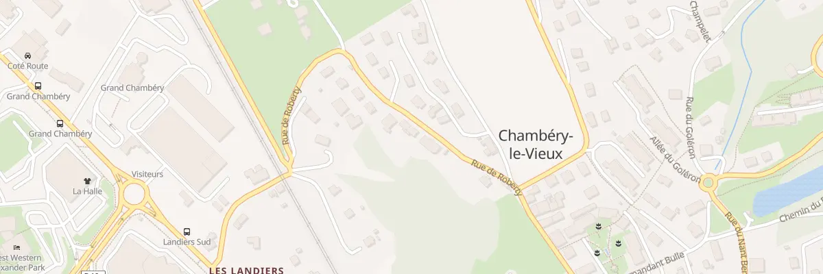 Plan du 295 Rue de Roberty à Chambéry