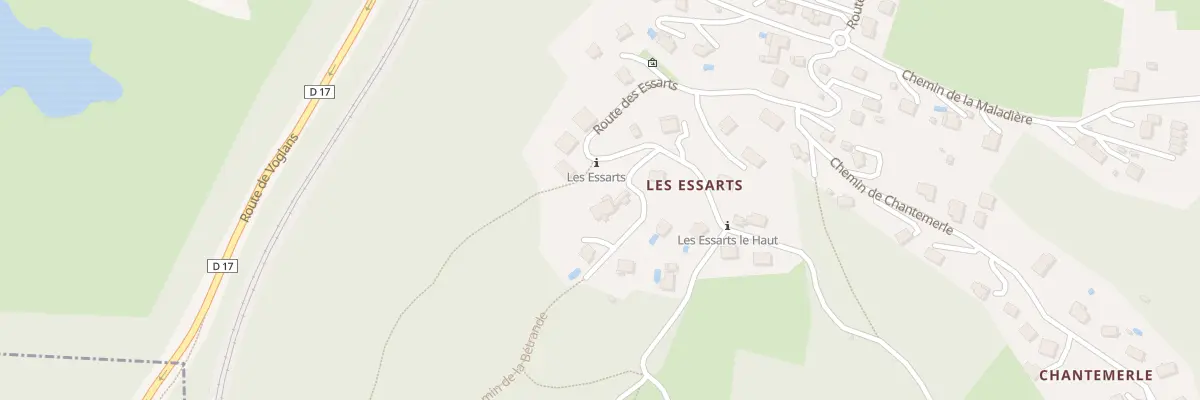 Plan du 38 Che de la Bertrande à Viviers-du-Lac
