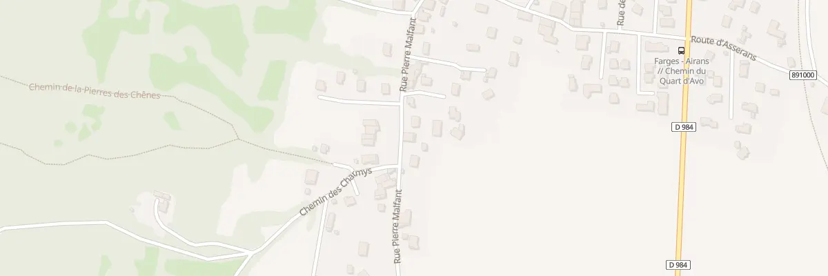 Plan du 659 Rue Pierre Malfant à Farges