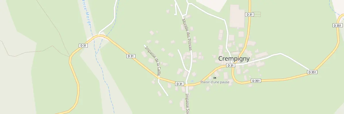 Plan du 54 Imp de la Caille à Crempigny-Bonneguête