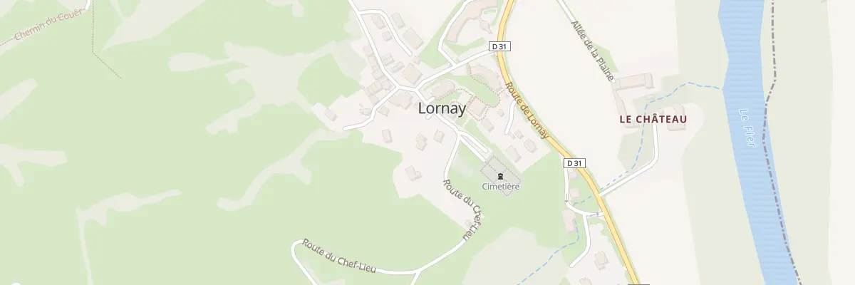 Plan du 216 Rte du Chef-lieu à Lornay