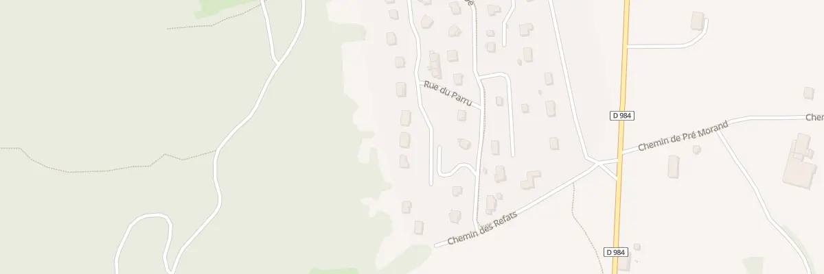 Plan du 38 Rue de Bellevue à Collonges