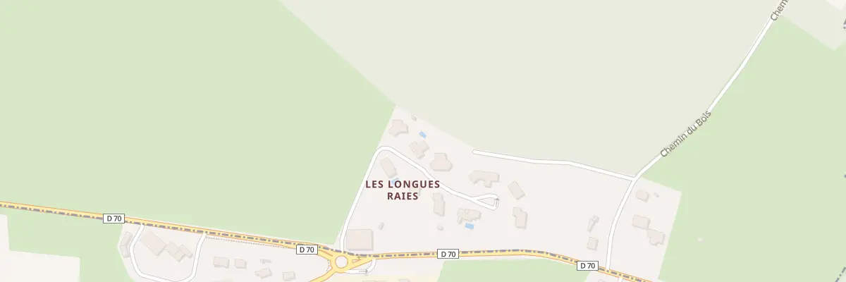 Plan du 4 Rue des Longues Raies à Champvans-les-Moulins