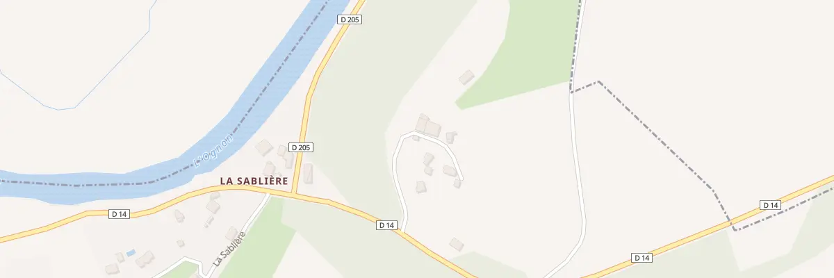 Plan du 2T Che de la Corvée de l’Ognon à Moncley