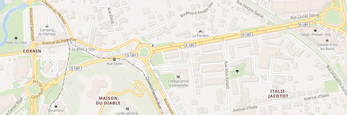 Plan du 49 Bd Mal de Lattre de Tassigny à Aix-les-Bains