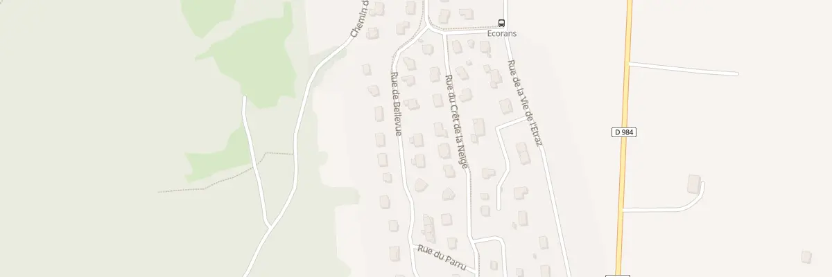 Plan du 21 Rue de Bellevue à Collonges