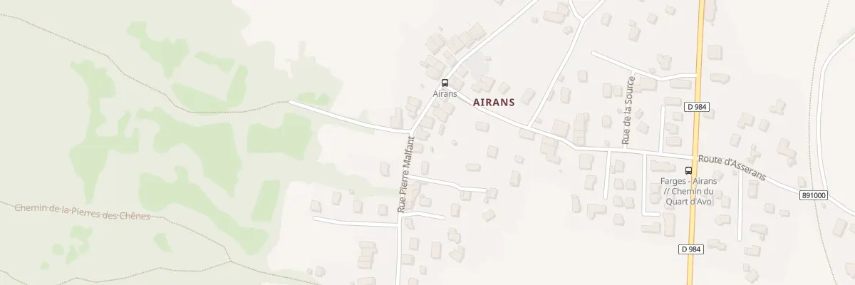 Plan du 505 Rue Pierre Malfant à Farges