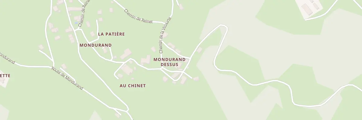 Plan du 127 Che de la Tiappe à Entrelacs